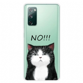 Θήκη Samsung Galaxy S20 FE Η Γάτα Που Λέει Όχι