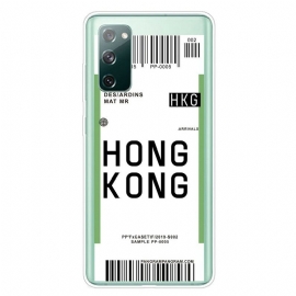 Θήκη Samsung Galaxy S20 FE Κάρτα Επιβίβασης Στο Χονγκ Κονγκ