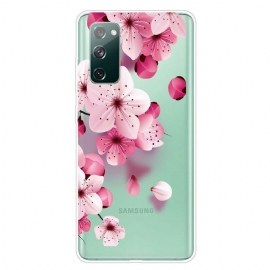 Θήκη Samsung Galaxy S20 FE Μικρά Ροζ Λουλούδια