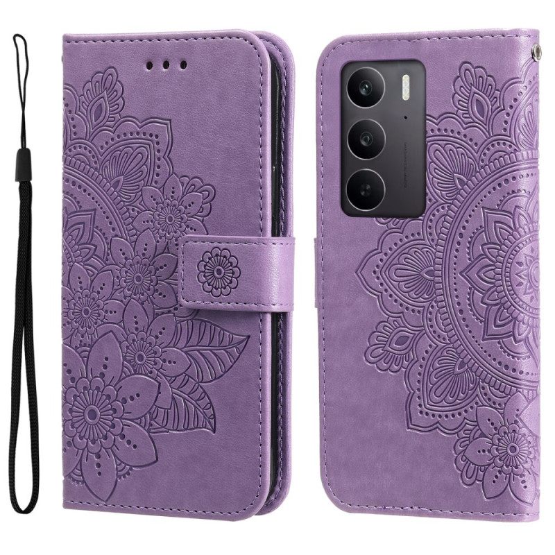 Δερματινη Θηκη Realme C71 Εκτύπωση Μάνταλα