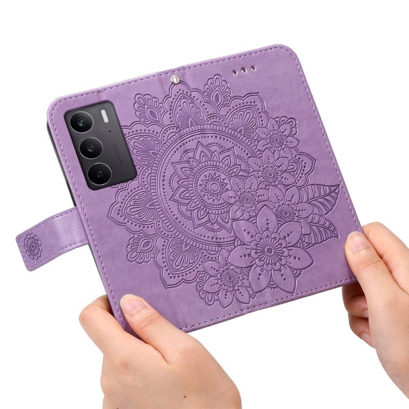 Δερματινη Θηκη Realme C71 Εκτύπωση Μάνταλα