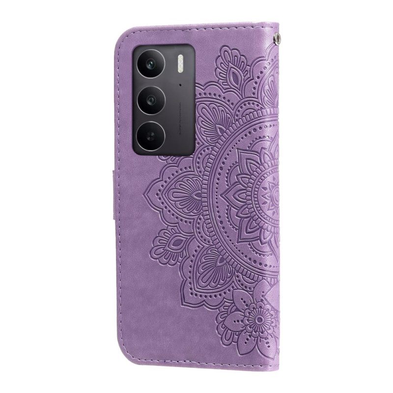 Δερματινη Θηκη Realme C71 Εκτύπωση Μάνταλα