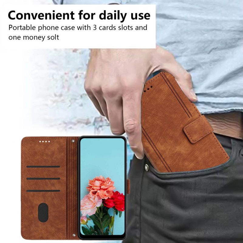 Δερματινη Θηκη Realme C71 Γραμμές