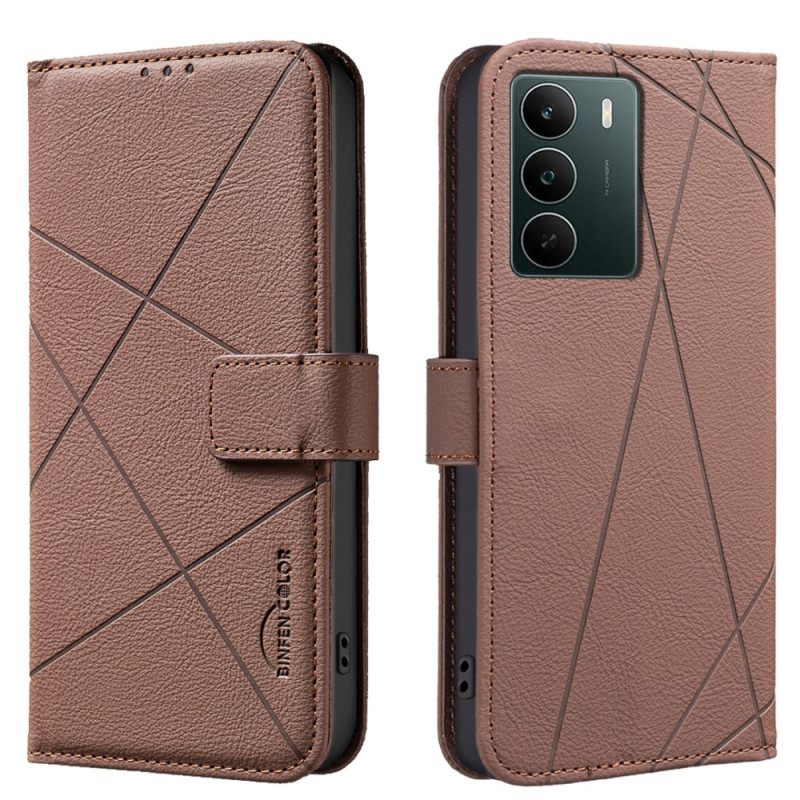 Δερματινη Θηκη Realme C71 Γραμμές Binfen Color