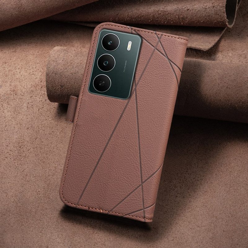 Δερματινη Θηκη Realme C71 Γραμμές Binfen Color