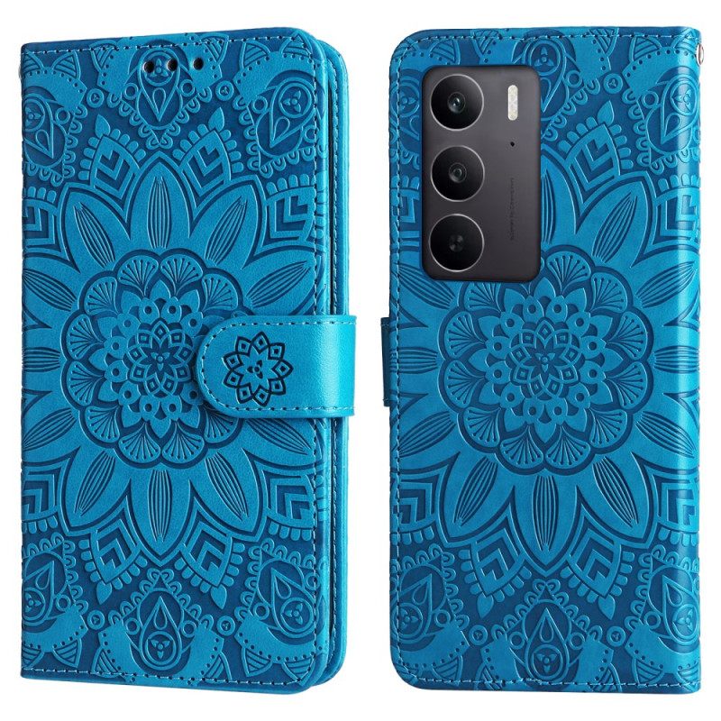 Δερματινη Θηκη Realme C71 Ηλίανθος Σιλικόνης