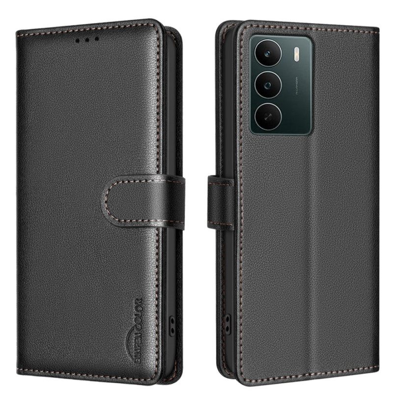 Δερματινη Θηκη Realme C71 Πορτοφόλι Rfid Binfen Color