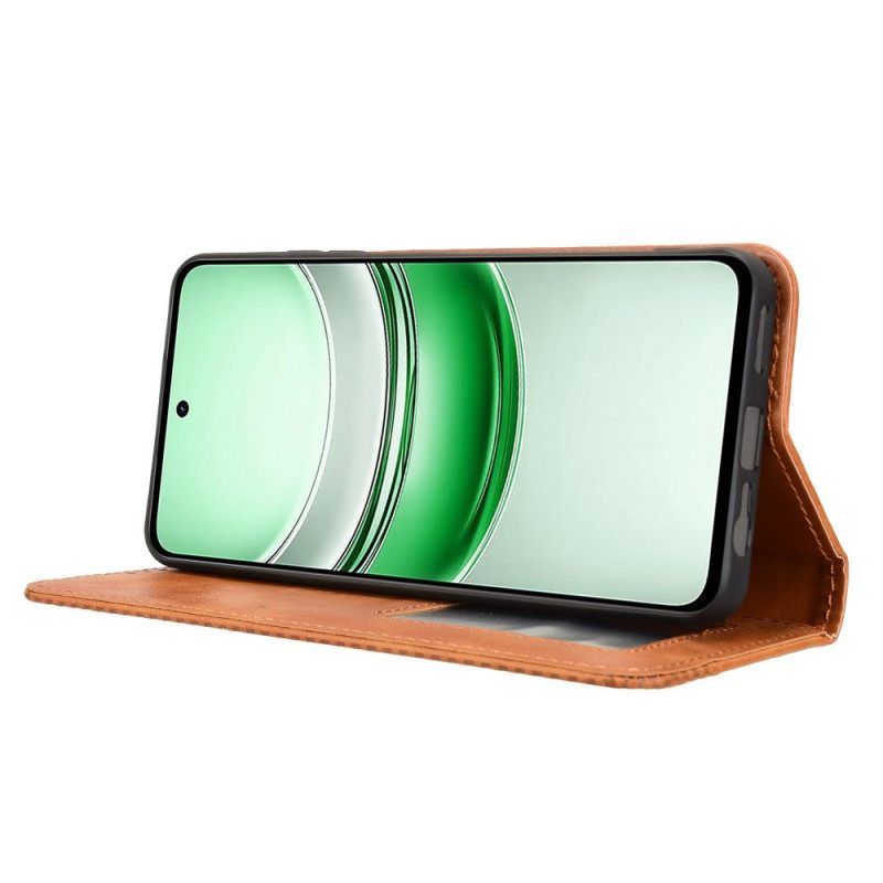 Δερματινη Θηκη Realme C71 Θήκες Κινητών Vintage Ζωφόρος