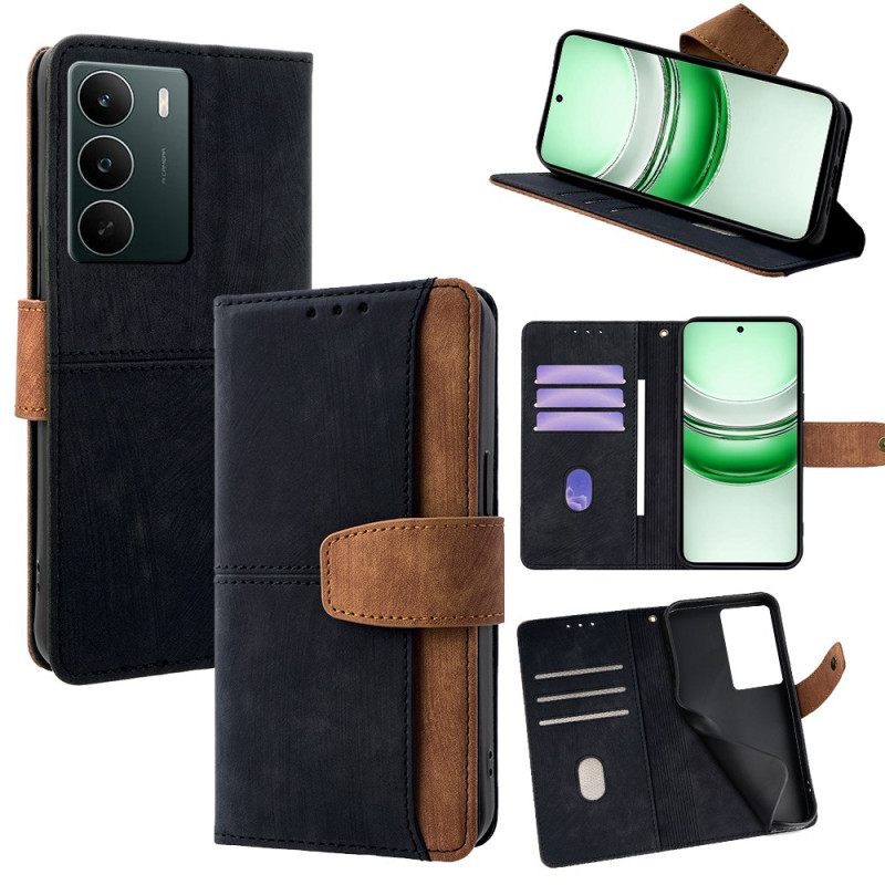 Δερματινη Θηκη Realme C71 Vintage Πορτοφόλι Rfid