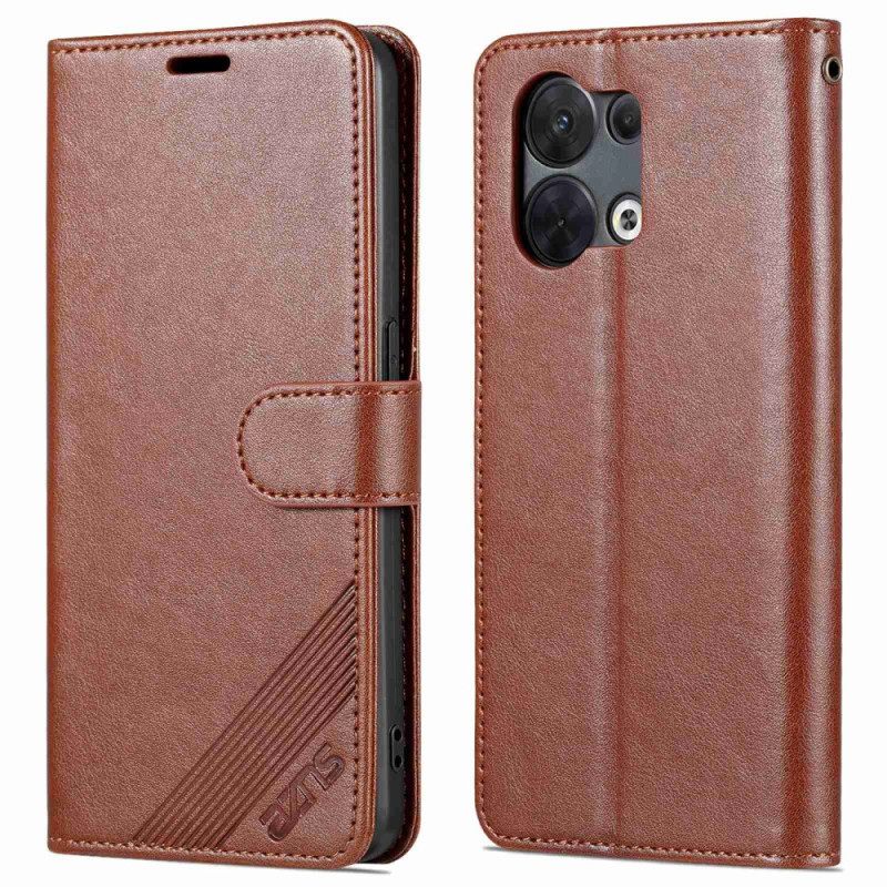 Κάλυμμα Oppo Reno 8 Pro Faux Leather Azns