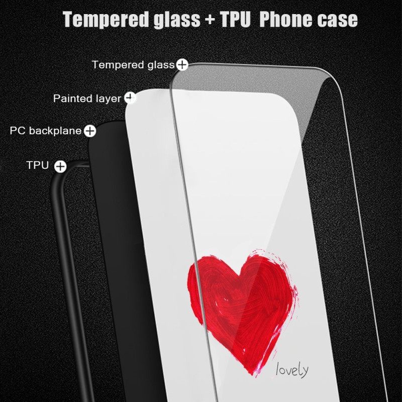 θηκη κινητου Oppo Reno 8 Pro Heart Tempered Glass