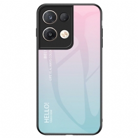 Θήκη Oppo Reno 8 Pro Tempered Glass Γεια Σας