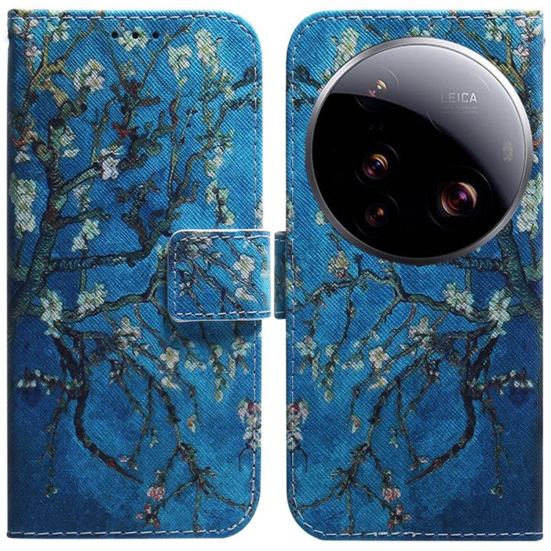 Δερματινη Θηκη Xiaomi 15 Ultra Άνθη Βερίκοκου