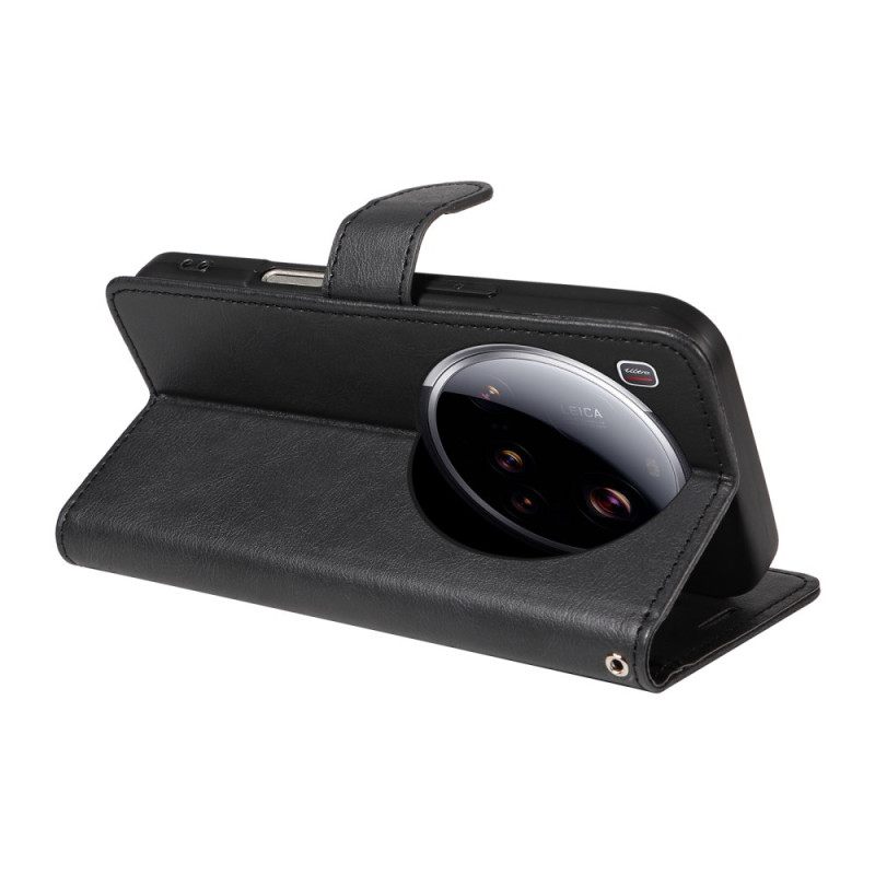 Δερματινη Θηκη Xiaomi 15 Ultra Απλό Τεχνητό Δέρμα