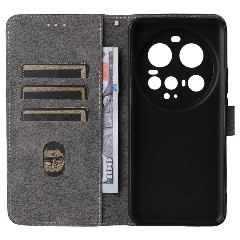 Δερματινη Θηκη Xiaomi 15 Ultra Αποκλεισμός Rfid Με Εφέ Σουέτ