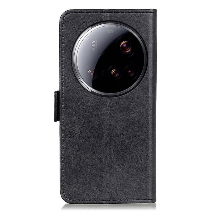 Δερματινη Θηκη Xiaomi 15 Ultra Διπλό Κούμπωμα