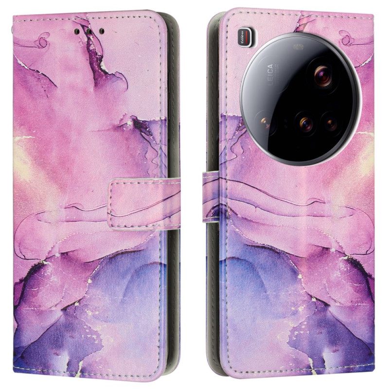 Δερματινη Θηκη Xiaomi 15 Ultra Εφέ Μαρμάρου