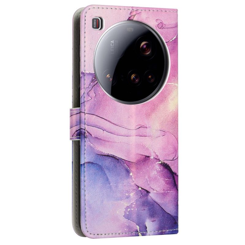 Δερματινη Θηκη Xiaomi 15 Ultra Εφέ Μαρμάρου