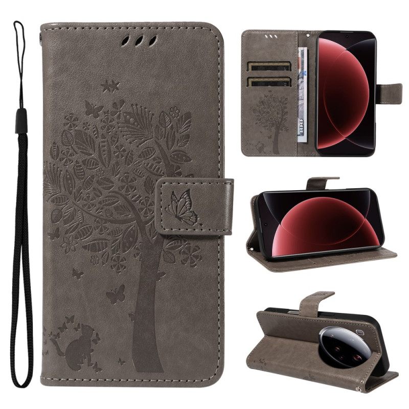 Δερματινη Θηκη Xiaomi 15 Ultra Γατοδέντρο