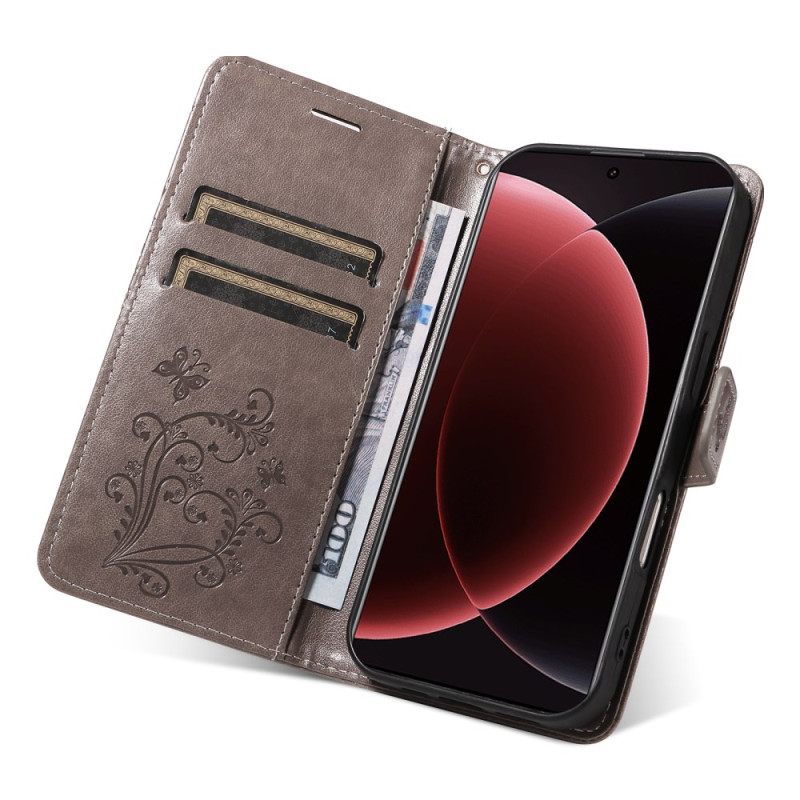 Δερματινη Θηκη Xiaomi 15 Ultra Γιγάντιες Πεταλούδες