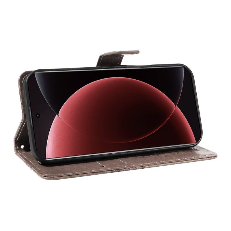 Δερματινη Θηκη Xiaomi 15 Ultra Γιγάντιες Πεταλούδες