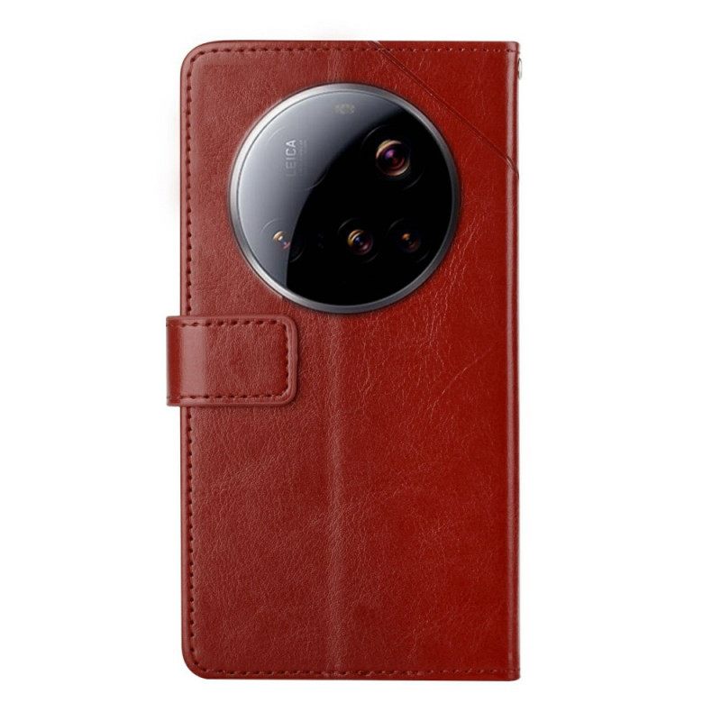 Δερματινη Θηκη Xiaomi 15 Ultra Λουράκι Y-design