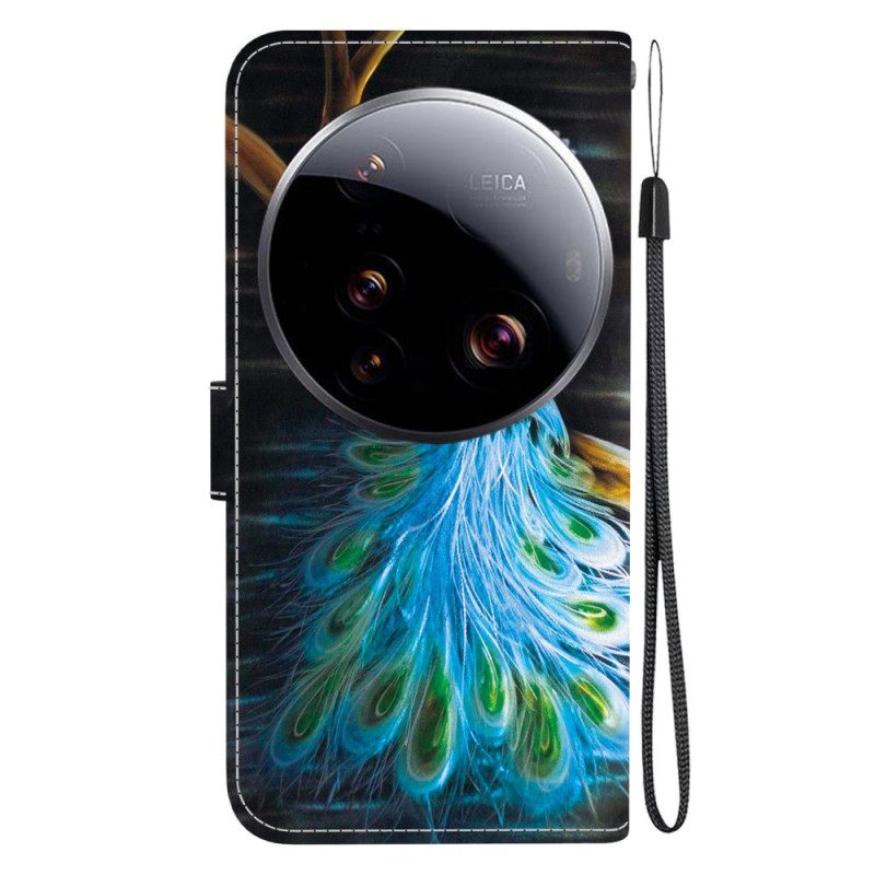 Δερματινη Θηκη Xiaomi 15 Ultra Παγώνι