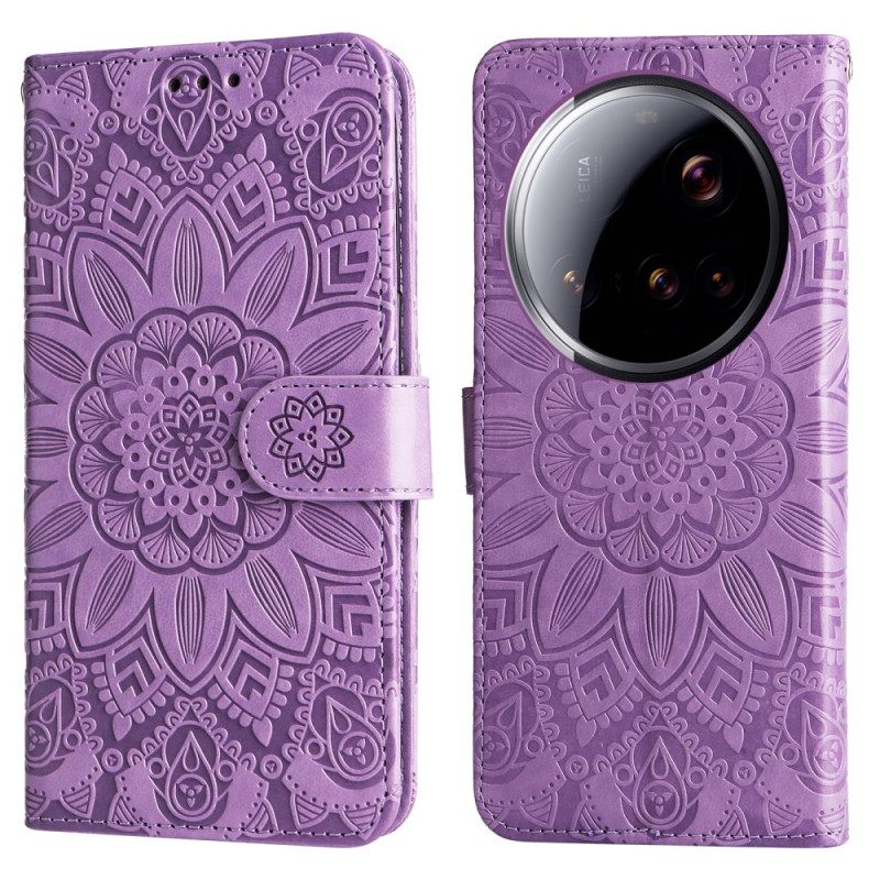 Δερματινη Θηκη Xiaomi 15 Ultra Σχέδιο Ηλίανθου