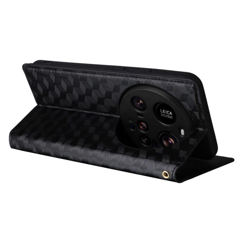 Δερματινη Θηκη Xiaomi 15 Ultra Τρισδιάστατα Διαμάντια