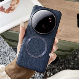 Κάλυμμα Xiaomi 15 Ultra Συμβατό Με Δέρμα Lychee Magsafe Σιλικόνης