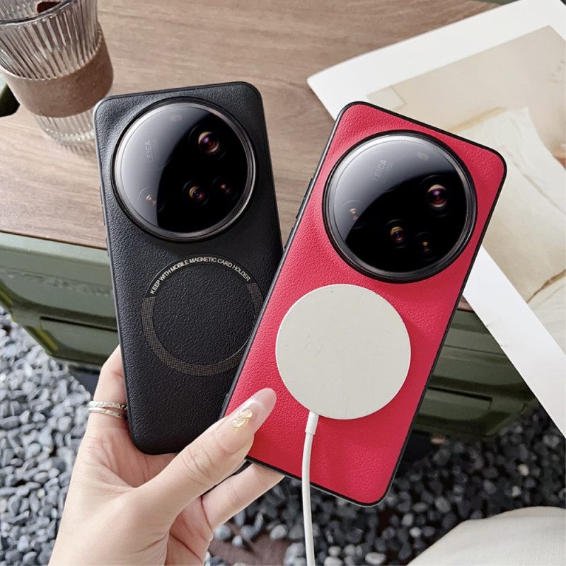 Κάλυμμα Xiaomi 15 Ultra Συμβατό Με Δέρμα Magsafe Με Εφέ