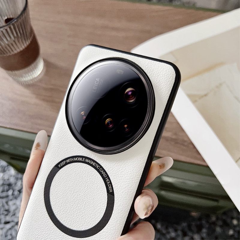 Κάλυμμα Xiaomi 15 Ultra Συμβατό Με Δέρμα Magsafe Με Εφέ