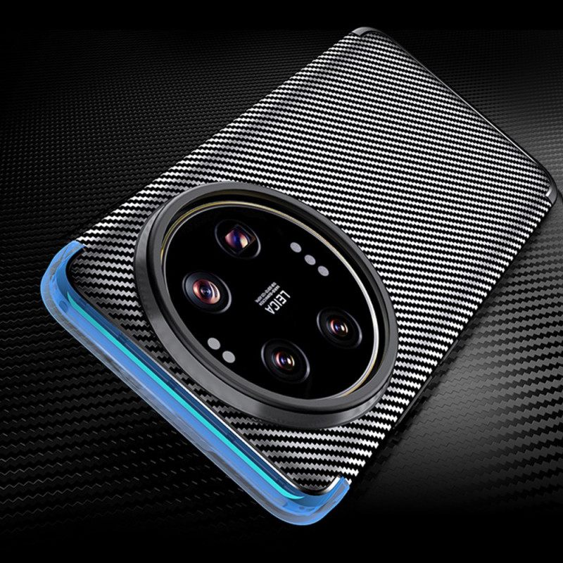 Κάλυμμα Xiaomi 15 Ultra Υφή Από Ίνες Άνθρακα Σιλικόνης