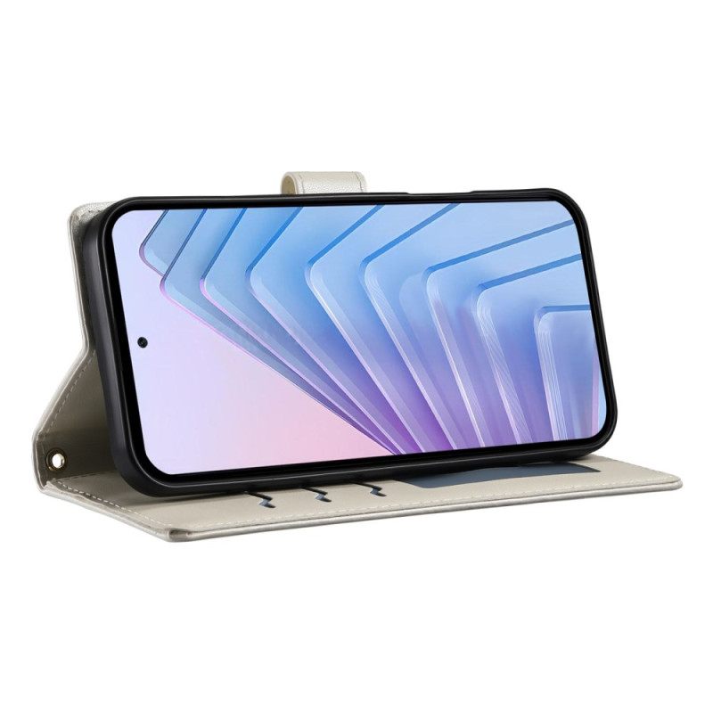 Θηκη Κινητου Xiaomi 15 Ultra Θήκες Κινητών Καπιτονέ Με Λουράκι Και Λουράκι Ώμου