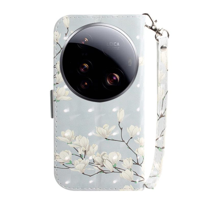 Θηκη Κινητου Xiaomi 15 Ultra Θήκες Κινητών Μανόλιες Με Κορδόνι