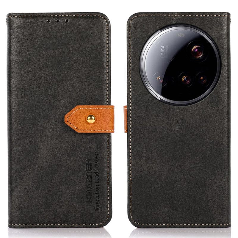 Θηκη Κινητου Xiaomi 15 Ultra Θήκες Κινητών Χρυσό Κούμπωμα