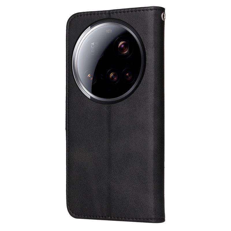 Θηκη Κινητου Xiaomi 15 Ultra Θήκες Κινητών Υφή Δέρματος