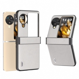 Κάλυμμα Oppo Find N3 Flip Δέρμα Με Υφή Abeel Σιλικόνης