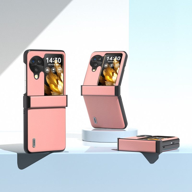 Κάλυμμα Oppo Find N3 Flip Δέρμα Με Υφή Abeel Σιλικόνης