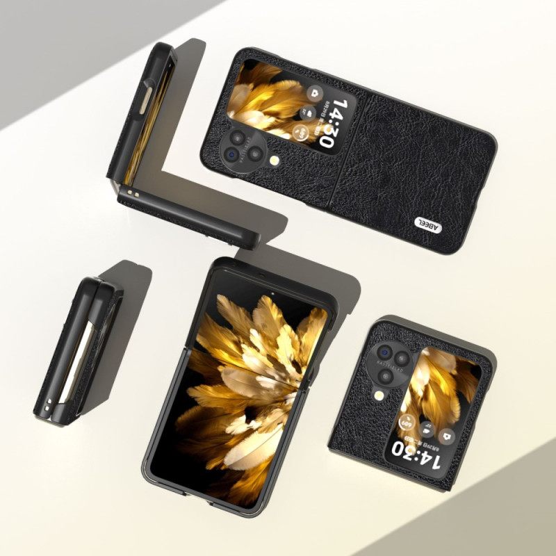 Κάλυμμα Oppo Find N3 Flip Litchi Texture Abeel
