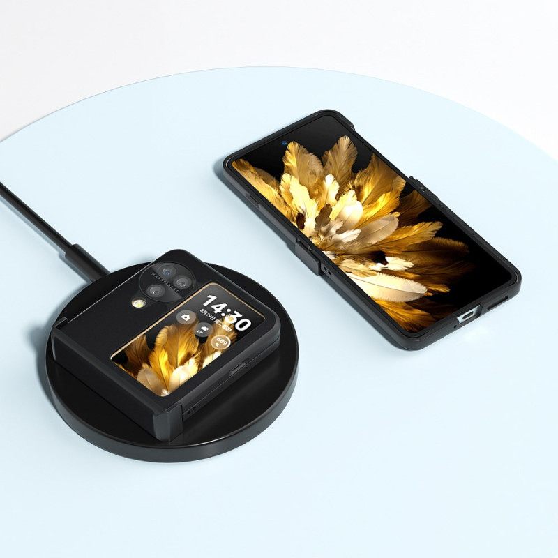 Κάλυμμα Oppo Find N3 Flip Πραγματικό Δέρμα Abeel