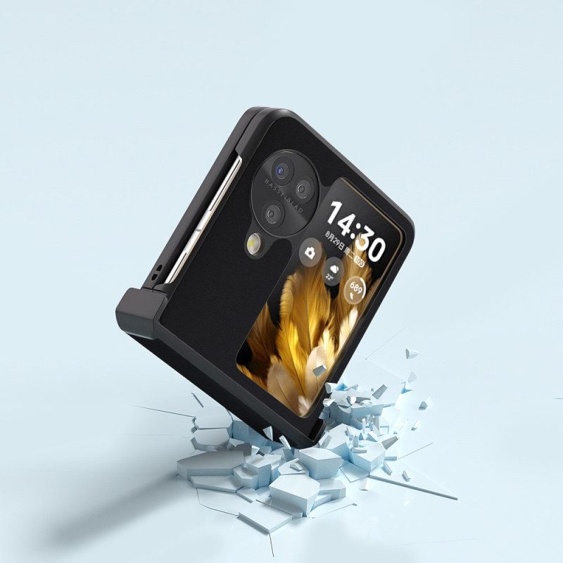 Κάλυμμα Oppo Find N3 Flip Πραγματικό Δέρμα Abeel