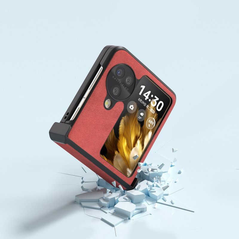 Κάλυμμα Oppo Find N3 Flip Θήκες Κινητών Δερμάτινο Εφέ Abeel