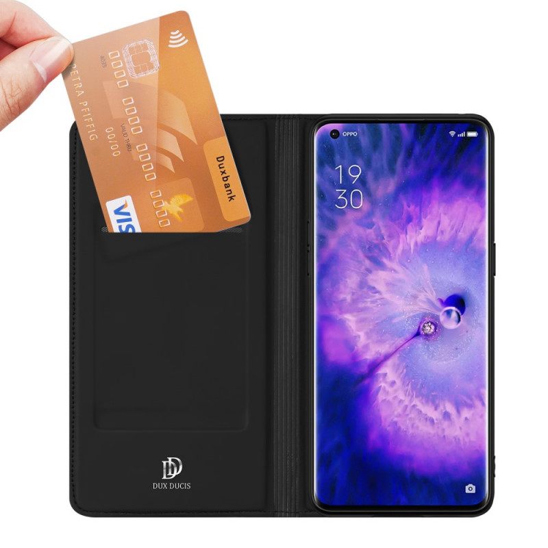 θηκη κινητου Oppo Find X5 Pro Θήκη Flip Skin Pro Series Dux Ducis