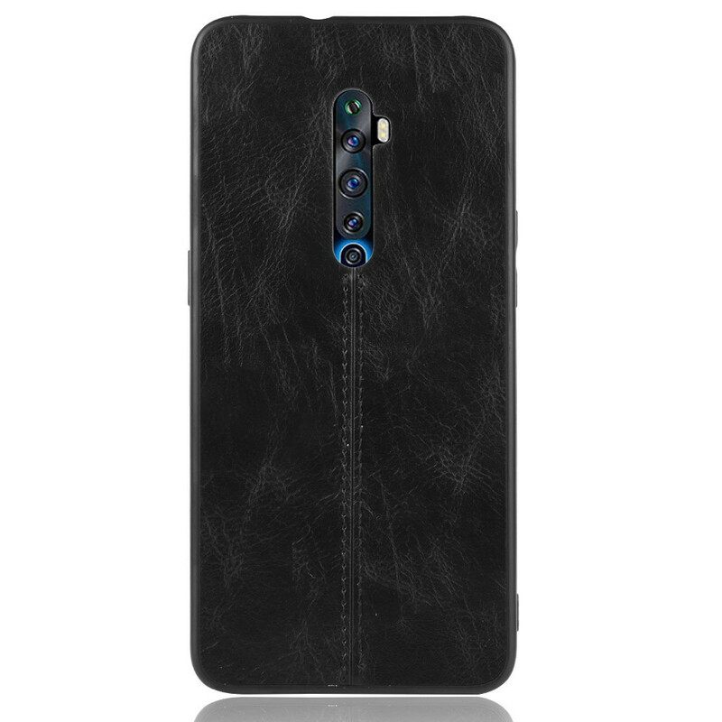Θήκη Oppo Reno 2Z Δερμάτινη Ραφή Σε Στυλ