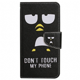 Κάλυμμα iPhone 15 με κορδονι Penguin Don't Touch My Phone Lanyard