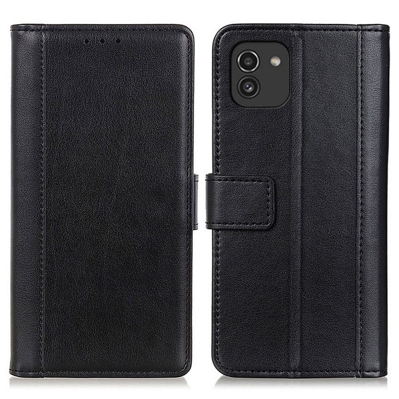 Κάλυμμα Samsung Galaxy A03 Style Leather Elegance