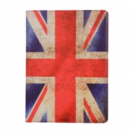 δερματινη θηκη iPad Air (2022) (2020) / Pro 11" Αγγλική Σημαία Σε Περιστροφή