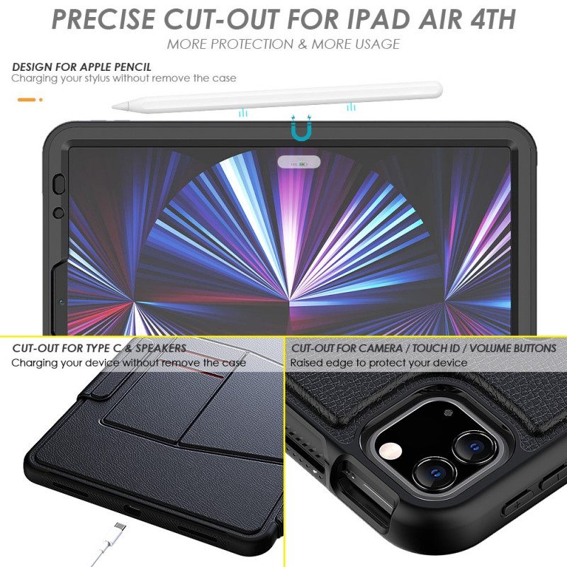 δερματινη θηκη iPad Air (2022) (2020) / Pro 11" Κάτοχος Κάρτας Πολλαπλών Γωνιών