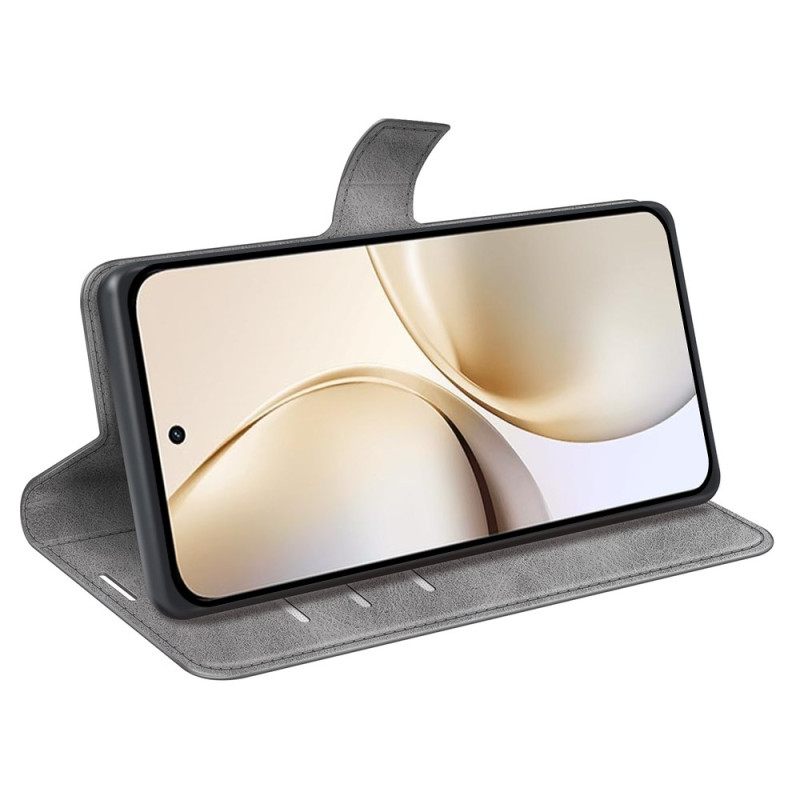 Δερματινη Θηκη Realme 14 Pro Plus 5g Δερμάτινο Στυλ Σιλικόνης